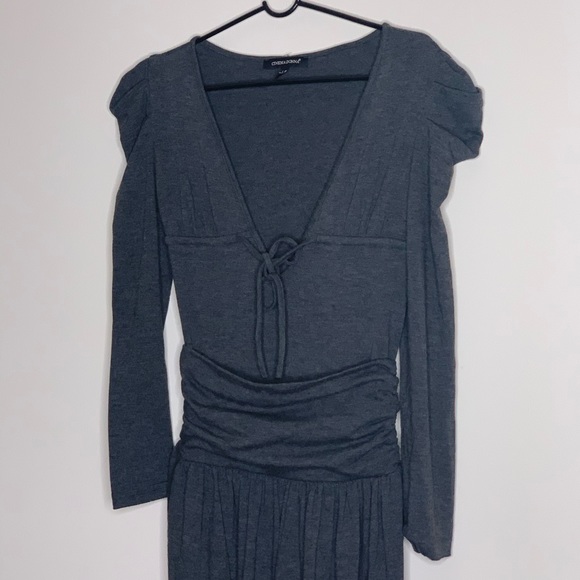 Gray detailed jumpsuit - Picture 3 of 4